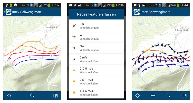 Enlarged view: GISsmox Datenerfassung